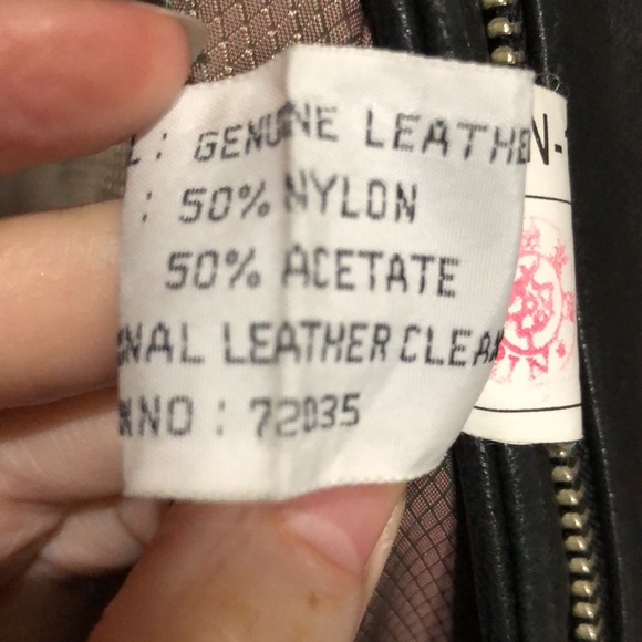 Leather tie waist jacket - Picture 6 of 11